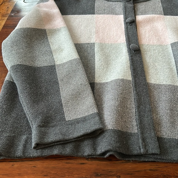 Marble pink and grey colour blocked cardigan XL-XXL - Picture 7 of 10